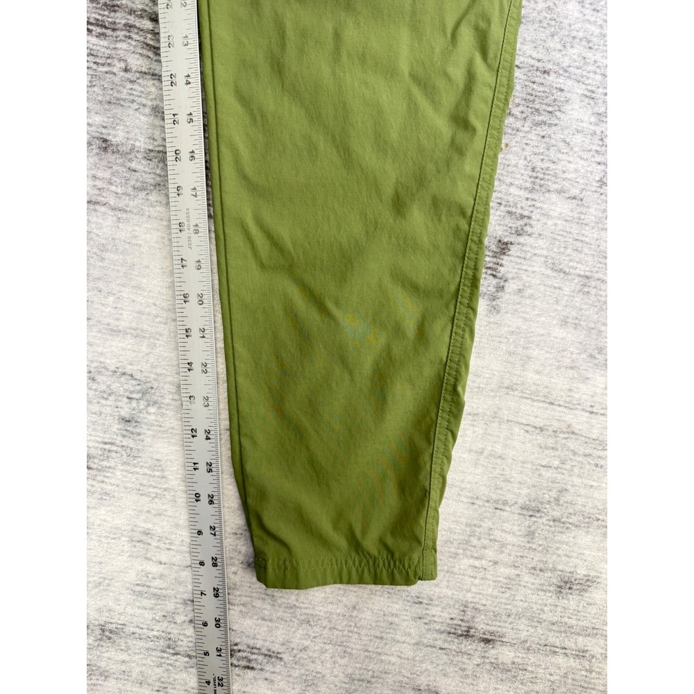 REI Co-op Mens Hiking Pants Olive Green Nylon Stretch Size Medium Drawstring - Picture 9 of 10
